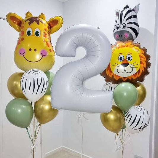 2nd Birthday Jungle Animals Bouquet