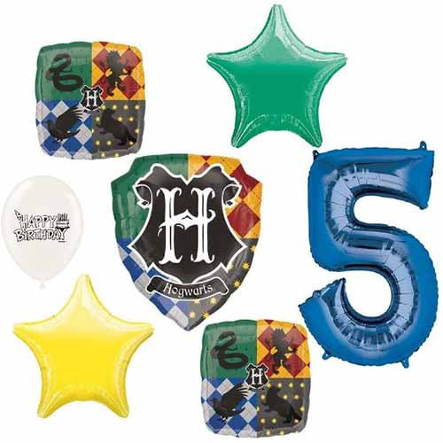 Harry Potter &amp; Number 5 Balloons Bunch