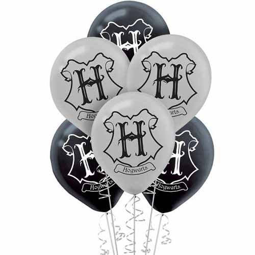 Harry Potter Silver&amp;Black  Printed Balloon Bouquets