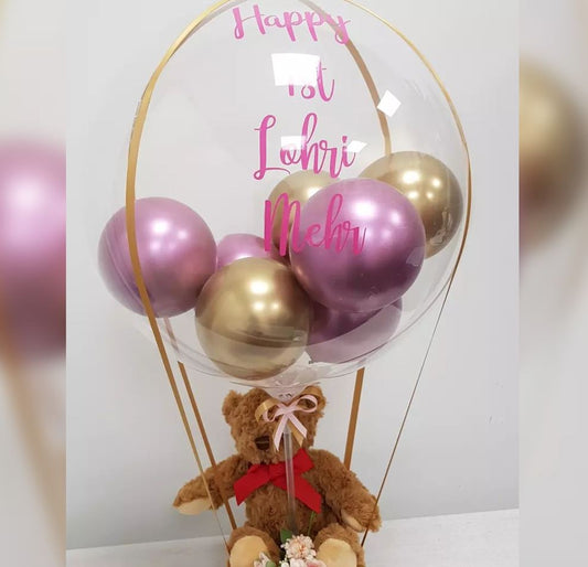 Happy Lohri Basket Balloon Bouquet