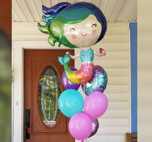 Colorful Maid Theme Balloon Bunch