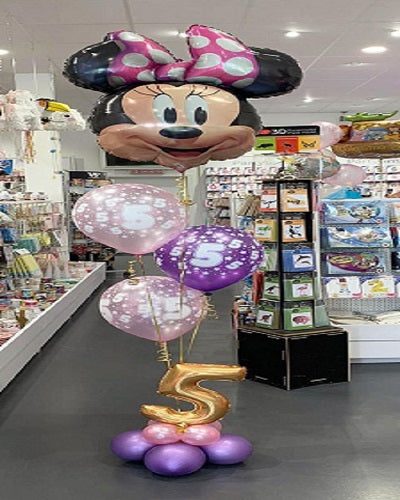 Party Balloons Minnie Mouse Helium Balloons Bouquet-18