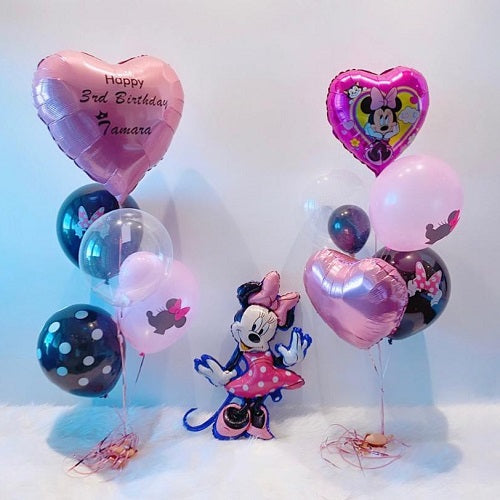 Party Balloons Minnie Mouse Helium Balloons Bouquet-19