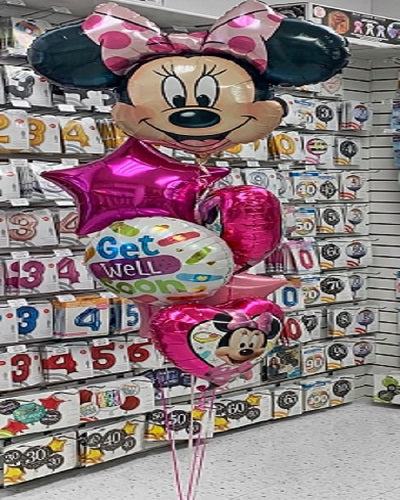 Party Balloons Minnie Mouse Helium Balloons Bouquet-21