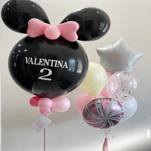 Party Balloons Minnie Mouse Helium Balloons Bouquet-22