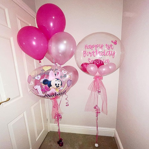 Party Balloons Minnie Mouse Helium Balloons Bouquet-25