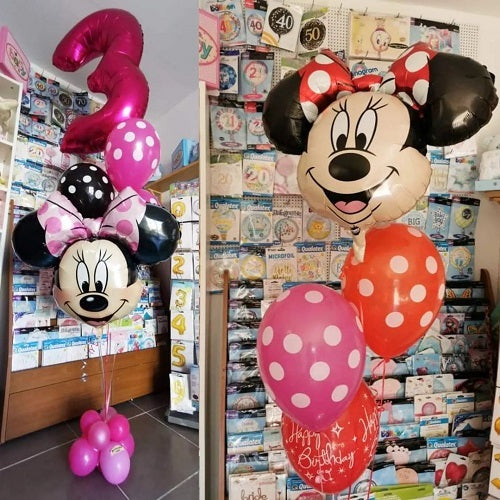 Party Balloons Minnie Mouse Helium Balloons Bouquet-26