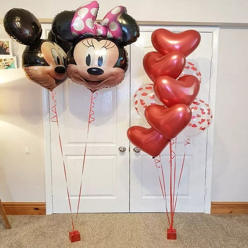 Party Balloons Minnie Mouse Helium Balloons Bouquet-27