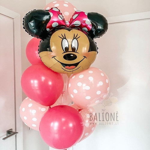 Party Balloons Minnie Mouse Helium Balloons Bouquet-30