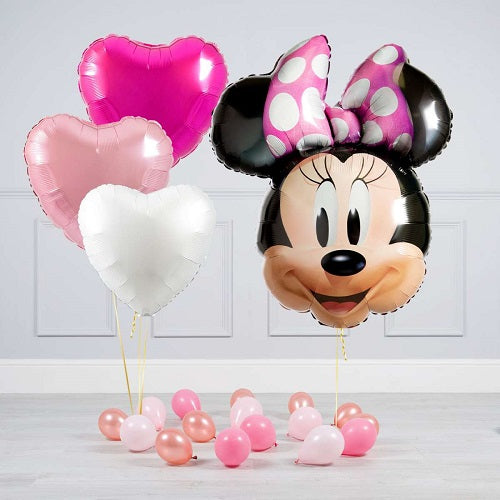 Party Balloons Minnie Mouse Helium Balloons Bouquet-36