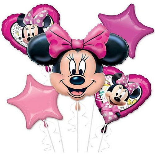 Party Balloons Minnie Mouse Helium Balloons Bouquet-37