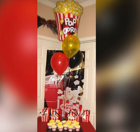 Popcorn Latex Balloon Bouquet