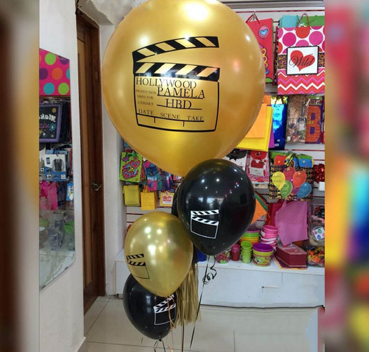 Movie Theme Helium Balloon Bunch