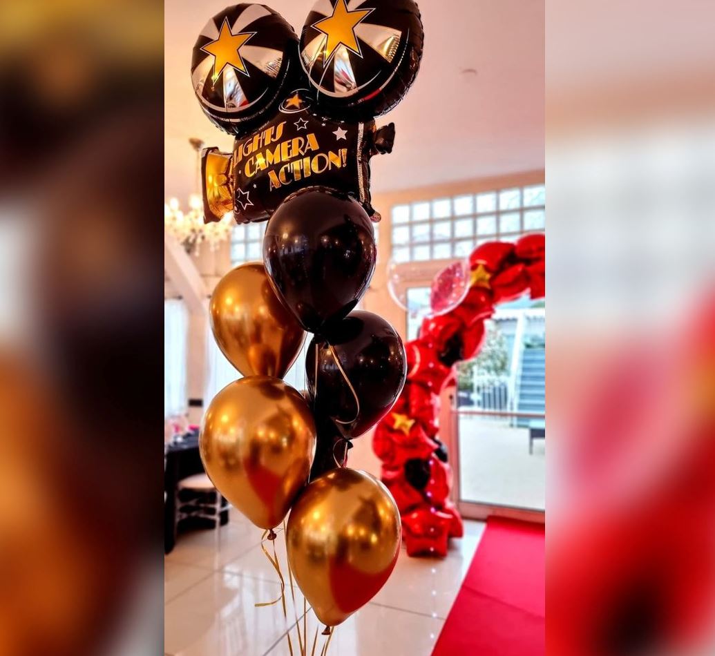 Light Camera Action Balloon Bouquet