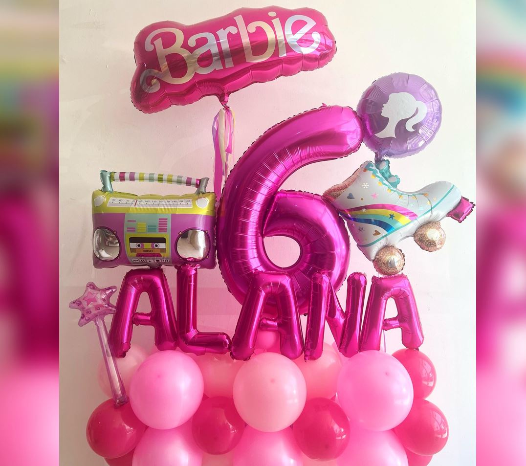 6th Birthday Muscial Theme Radio Balloon Bouquet