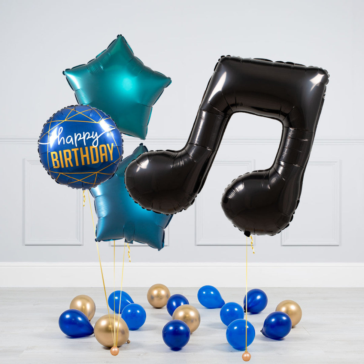 Musical Theme HBD Balloon Bouquet