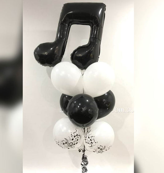 Musical Note Theme Laex Balloon Bouquet