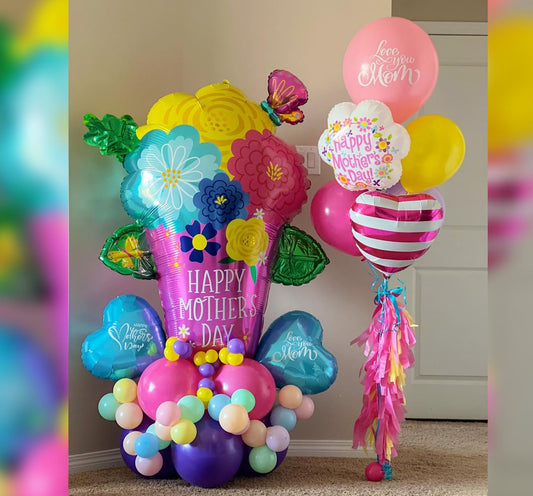 Mother's Day Flower Pot Balloon Bouquet