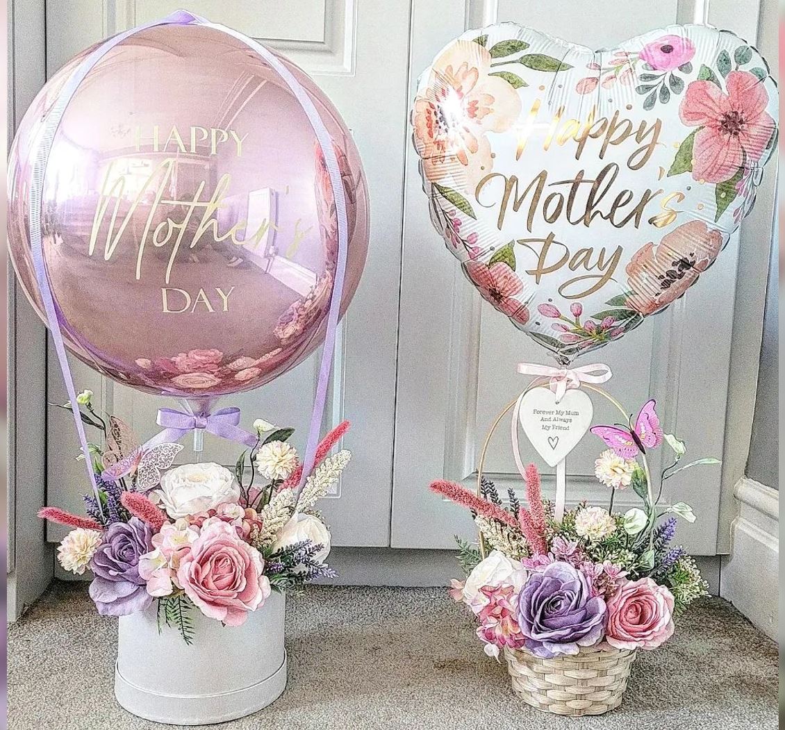 Mother's Day Basket Balloon Bouquet