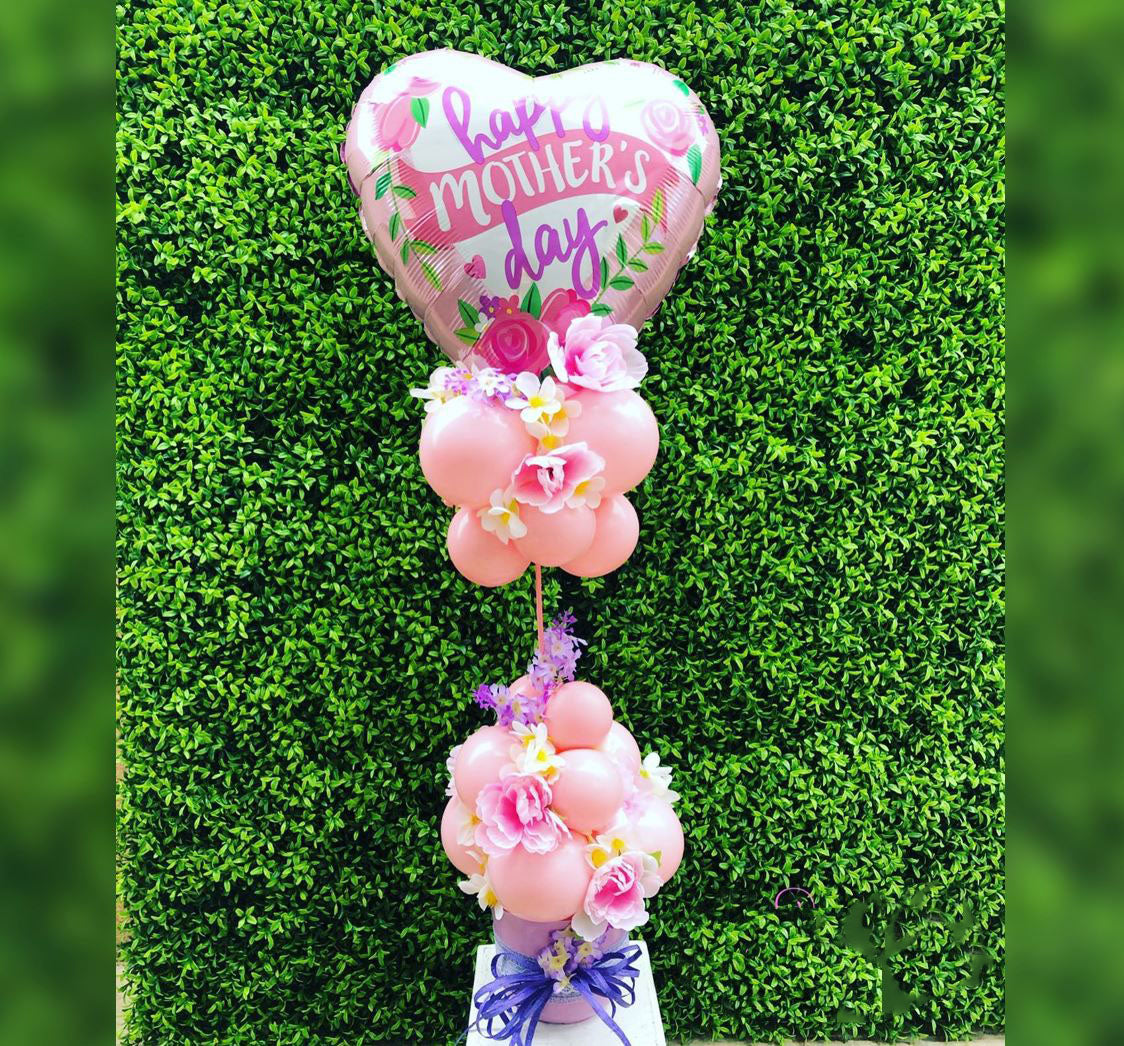 HMD Flowers Cluster Balloon Bouquet