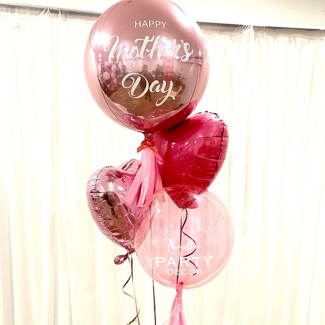 Mother's Day personalised Orbz Balloon Bouquet