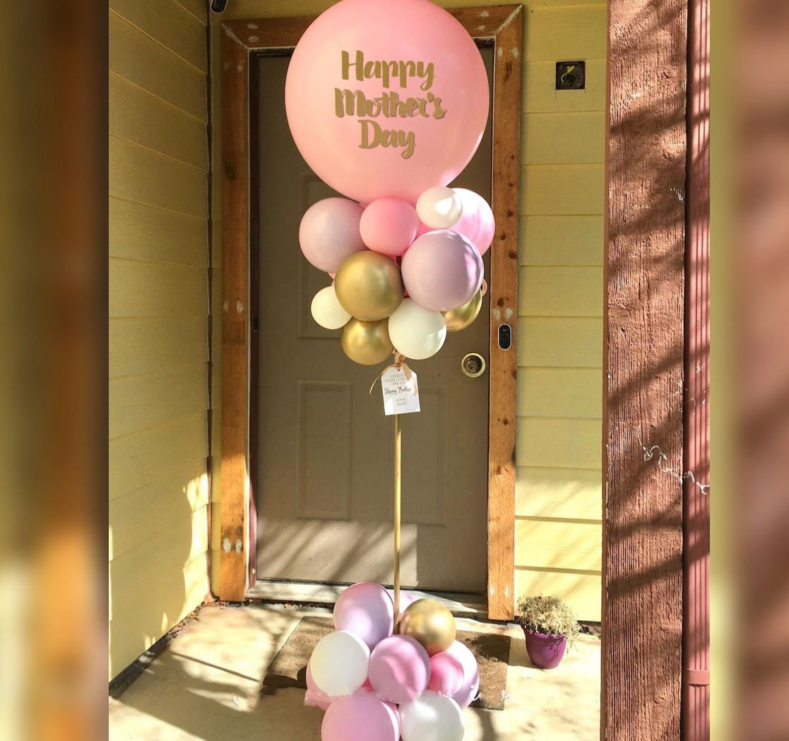 HBD Personalised Balloon Bouquet