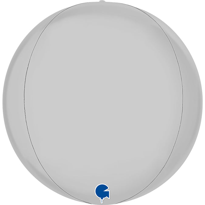 Party Balloon Satin White ORBZ (15") Foil Balloon