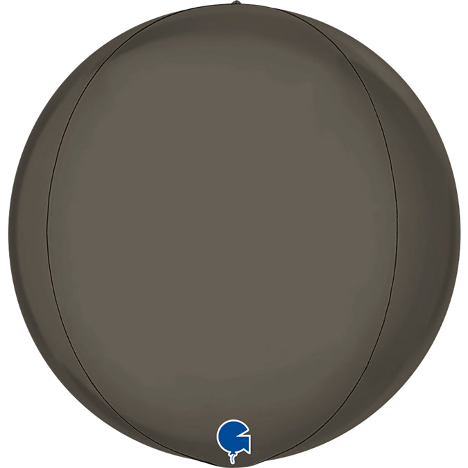Party Balloon Platinum Grey ORBZ(15")Foil Balloon