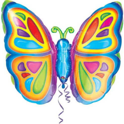Party Balloon Bright Butterfly Foil Balloon P30