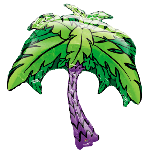 Party Balloons- 29" Palm Tree Foil Balloon P30