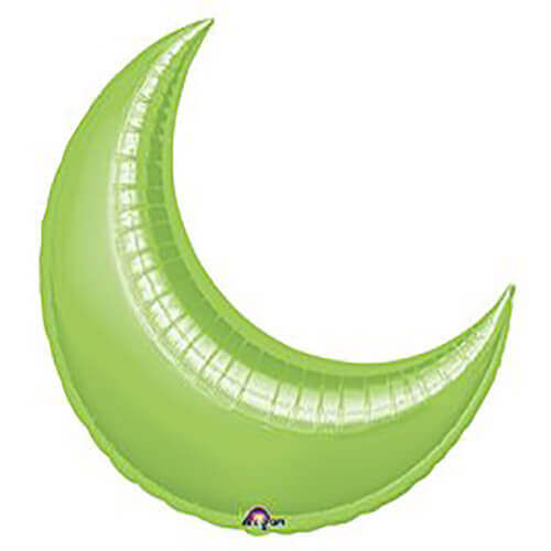 Party Balloon 35" Lime Crescent Foil Balloon P30