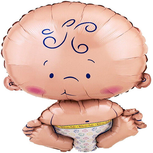 Party Balloons Welcome Baby Foil Balloon 24" 