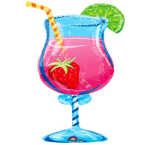 Party Balloons- 38" Tropical Cooler Foil Balloon P35