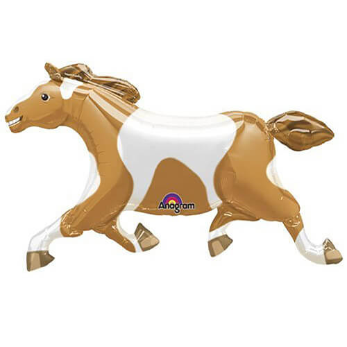 Party Balloon Painted Pony Super Shape Foil Balloon 