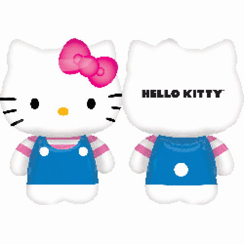 Party Balloon 22" Hello Kitty Summer Fun Kitty Foil Balloon P38