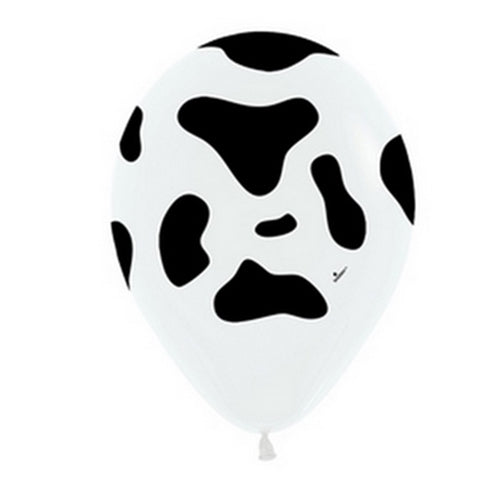 Party Balloon Cow Print 11" 20/CS