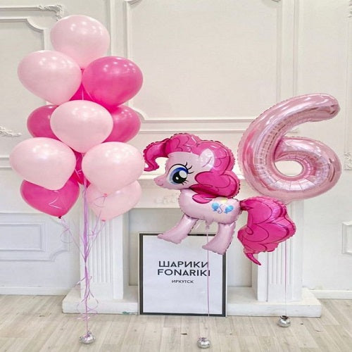 Party Balloon Patel Theme Helium Balloons Bouquet-23