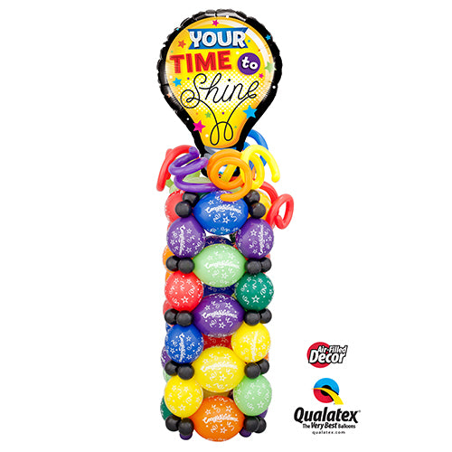 Party Balloon Time To Shine Grad Balloons Bouquet