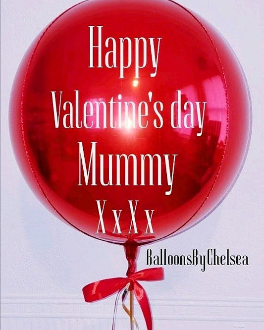 Valentine Personalised balloon 