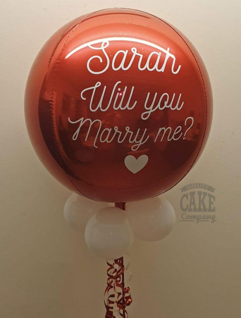 Personalised Red  balloon