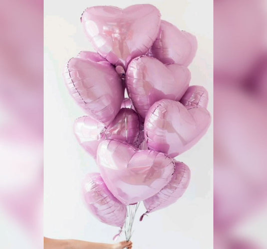 Pink Heart Balloon Bouquet