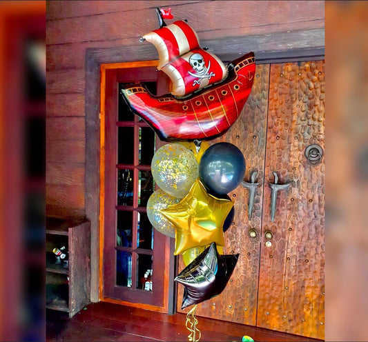 Pirate Ship Theme Balloon Bunch