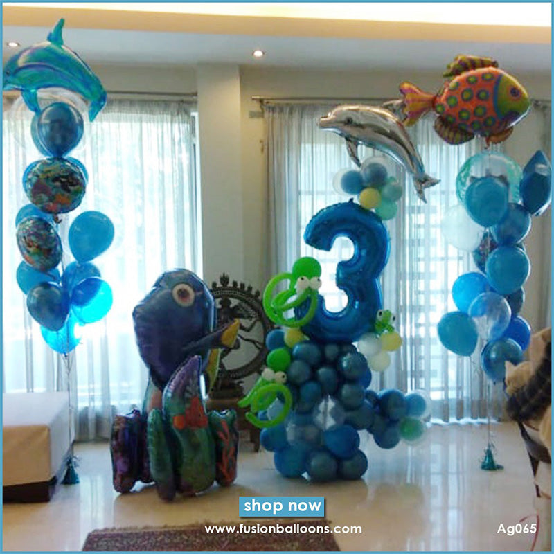 MARINE THEME BALLOON DECOR