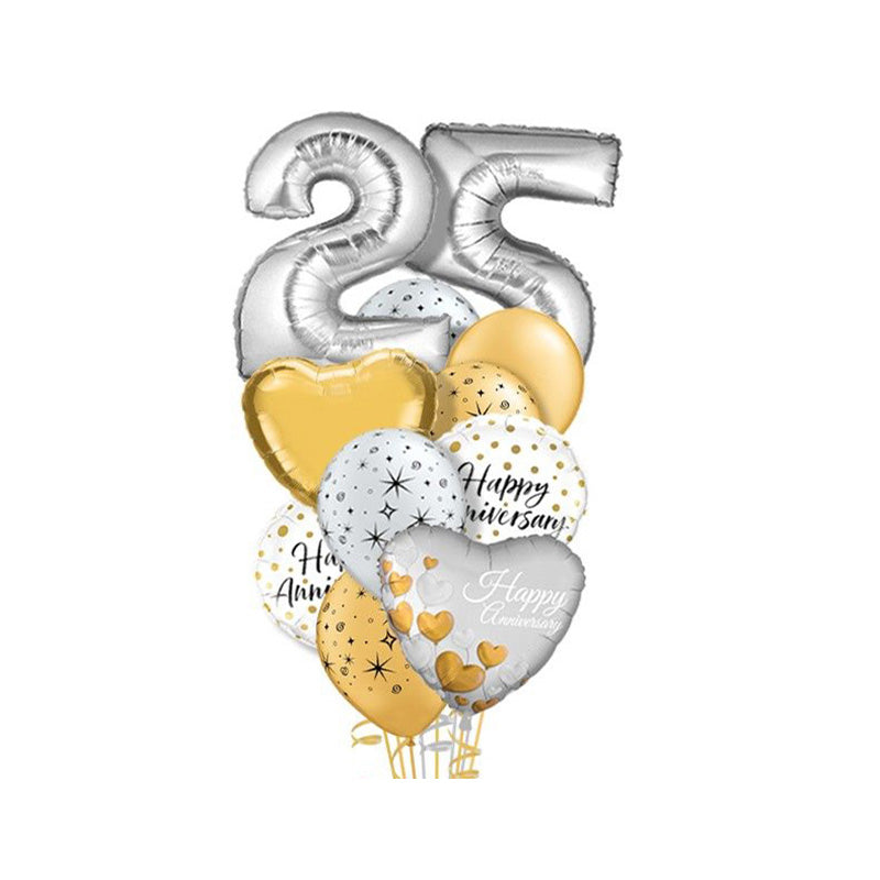 25th ANNIVERSARY BALLOONS SCULPTURE
