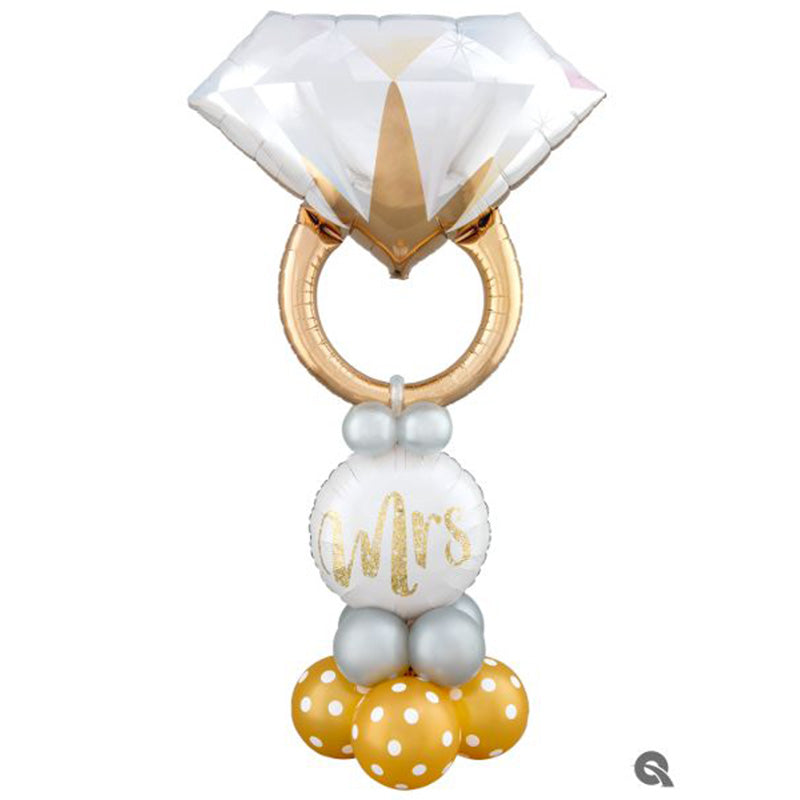 WEDDING RING BALLOON ARRANGEMENT 