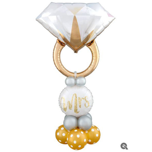 WEDDING RING BALLOON ARRANGEMENT 