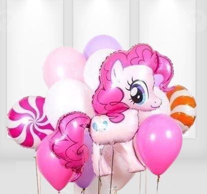 Little Pony  Candy Swirl Balloon Bouquet