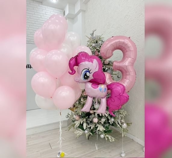 Party Balloon My Little Pony Helium Balloons Bouquet-1