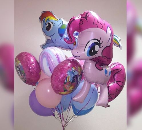 Party Balloon My Little Pony Helium Balloons Bouquet-27