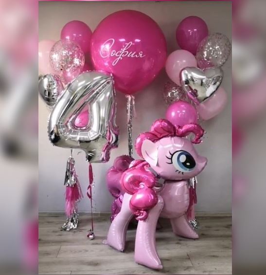 Party Balloon My Little Pony Helium Balloons Bouquet-3